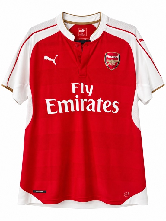 Puma Other - Puma Arsenal FC 2015/2016 Home Soccer Jersey Fly Emirates Red White Large